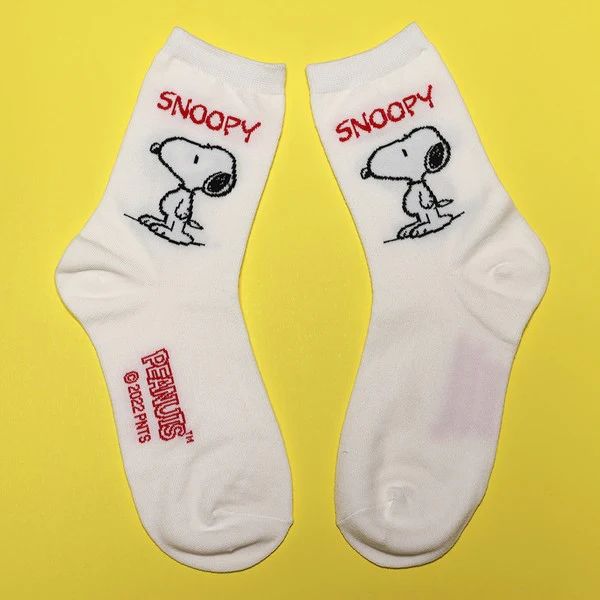 Snoopy and friends characters Socks

Made in KOREA 
 
Premium Combed Cotton
Soft touch, Finely wo... | Ascot + Hart