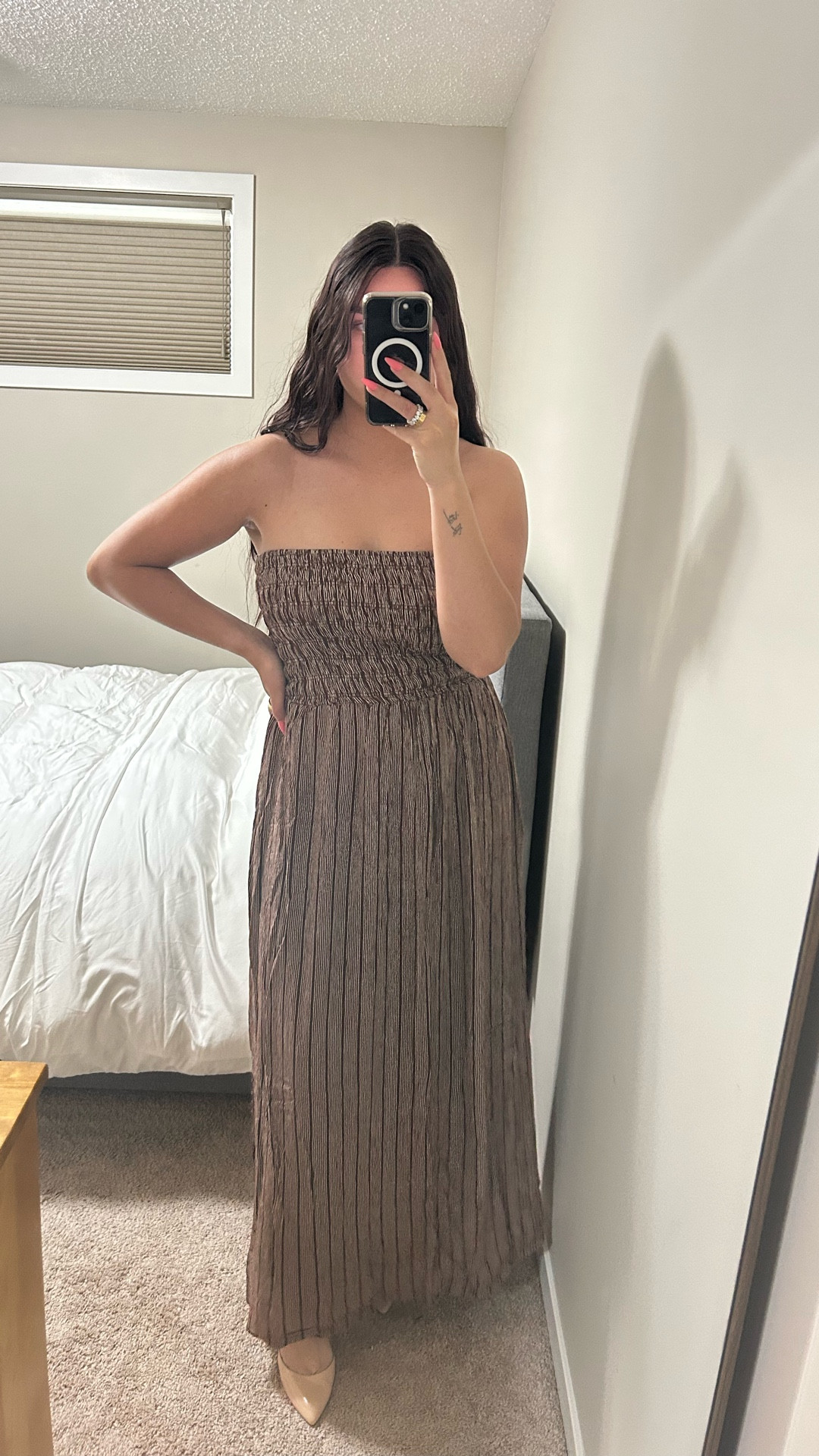 A beautiful strapless maxi dress. And it has pockets which I love 

#LTKdresses #LTKsummer #LTKstyletip