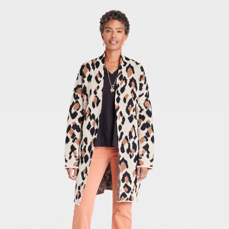 Women's Open Front Cardigan - Knox Rose™ Brown | Target