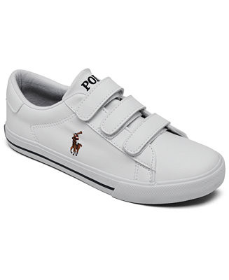 Polo Ralph Lauren Little Boys Easten II EZ Adjustable Strap Closure Casual Sneakers from Finish L... | Macy's