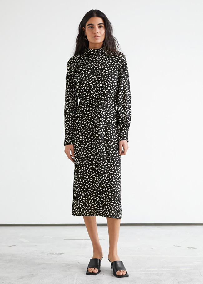 Belted Turtleneck Midi Dress | & Other Stories (EU + UK)