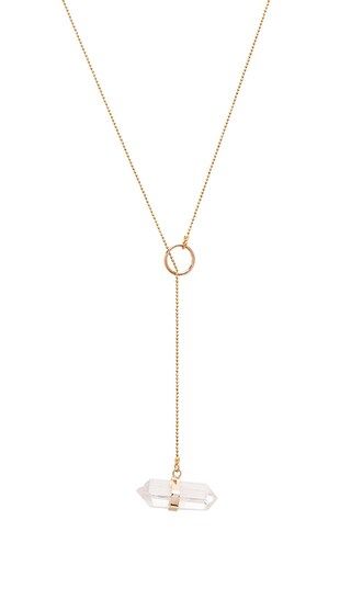 Five and Two Tavi II Necklace in Gold & Quartz | Revolve Clothing
