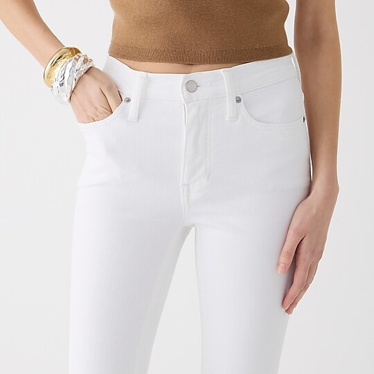 9" demi-boot crop jean in White wash | J. Crew US