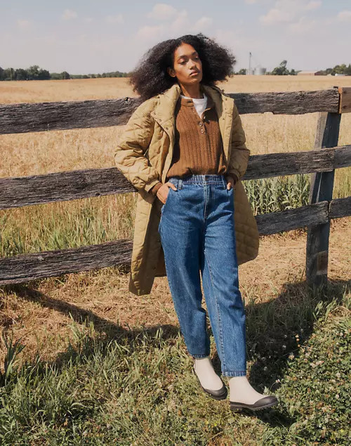 The Zip-Up Lugsole Rain Boot | Madewell