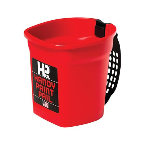 Handy Paint Pail, Holds 32-fl oz of Paint or Stain, Efficient for Clean-ups and Quick Color Changes with Integrated Magnetic Brush Holder | Amazon (US)