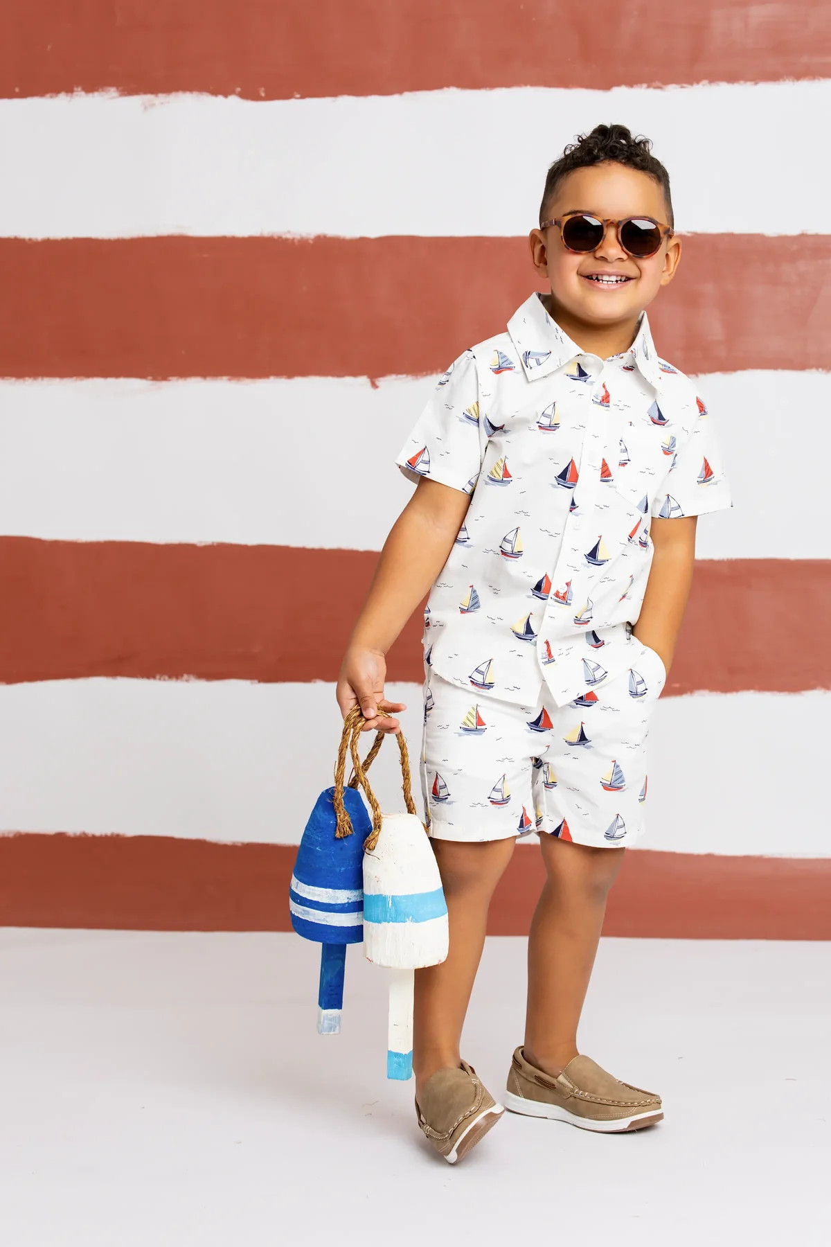 Poplin Shirt + Short Set - Organic Baby, Toddler, & Kids Clothes - Monica + Andy | Monica + Andy