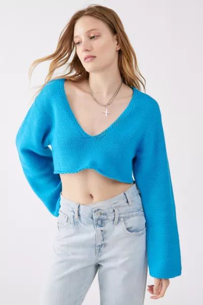BDG Mavis Cropped Pullover Sweater | Urban Outfitters (US and RoW)
