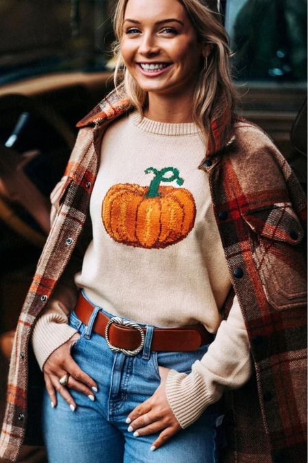 The Country Pumpkin Sweater
This is my fall favorite! It just screams fall with this beautiful knit pumpkin pull over sweater. By the luxury brand Kiel James Patrick, this sweater shows off his classic yet timeless flair for lasting fashion wear. You can feel the quality the moment you pick it up and never want to take it off, the moment you put it on.

It looks great alone or layered with a nice fall plaid shirt or jacket. Pair it with a pair of jeans or cargo pants and you're all set for your fun fall day.
#fallsweater #sweaters #sweaterstyle #sweaterseason #sweaterweather #sweaterlove #fallfashion #fallvibes #fallinspo #fallstyle

#LTKstyletip #LTKSeasonal #LTKHoliday