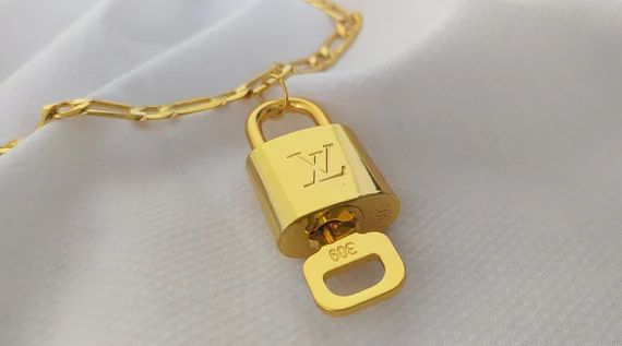 Authentic Gold Code 309 Minimalist Design French Padlock | Etsy | Etsy (US)