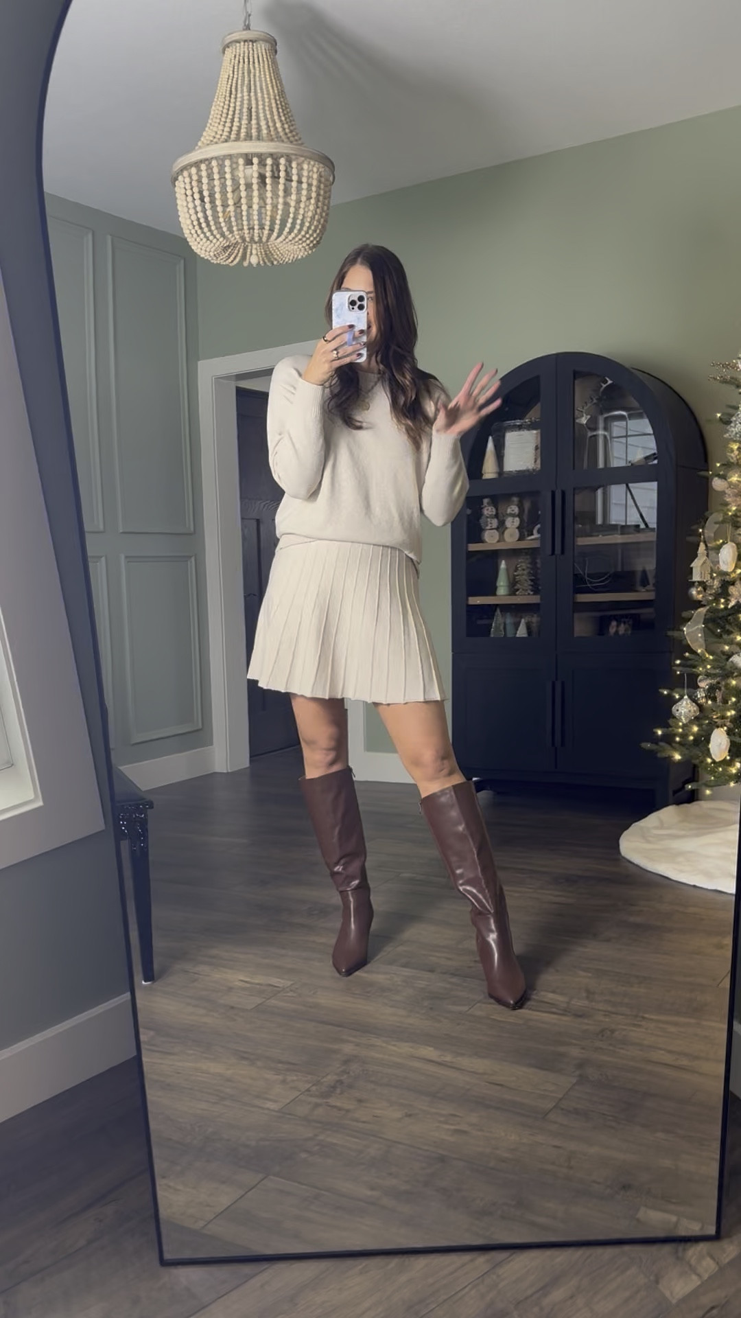 This sweater set has amazing length and comes in so many colors! It’s perfect for a holiday party or a night out!

Holiday parties, sweater set, tall girl approved, matching set, knee high boots, dinner outfits, Amazon finds, Stang and Co

#LTKHoliday #LTKSeasonal #LTKTall