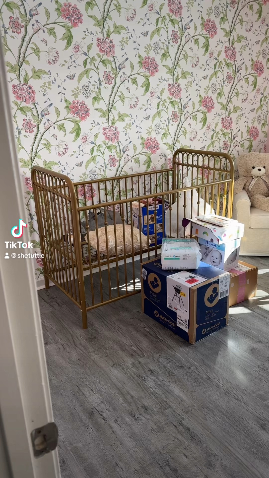 Nursery update with crib and rocker! 

#LTKbump #LTKbaby