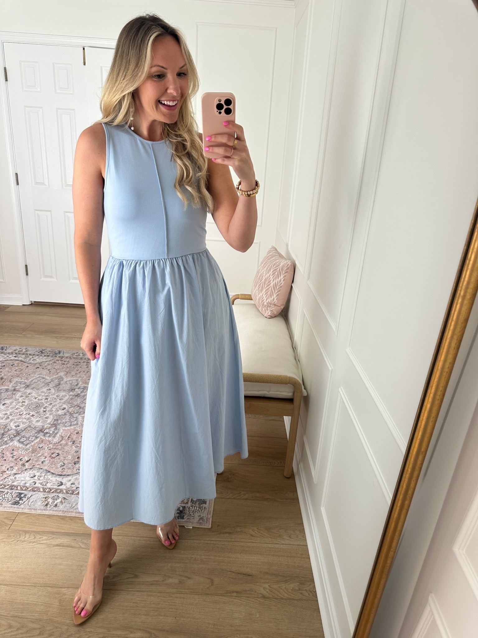 So pretty for a spring event or a wedding guest dress - wearing a med 

#LTKSeasonal #LTKWedding #LTKMidsize