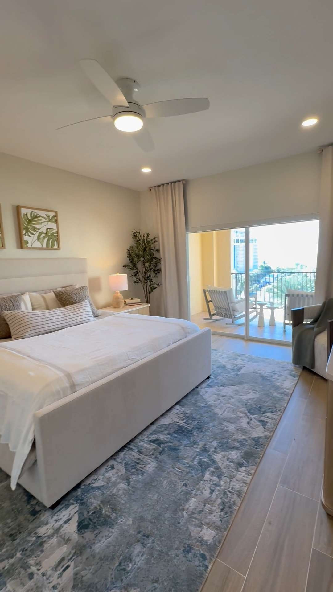 Step into a bedroom where soft neutrals meet coastal serenity 🤍

Every detail in this light, airy space is designed to feel calm and inviting—layered textures, natural materials, and curated decor come together to create a relaxing retreat. From plush bedding and cozy pillows to breezy curtains and subtle coastal accents, this room embodies effortless, designer-inspired style. 

 #LTKHome