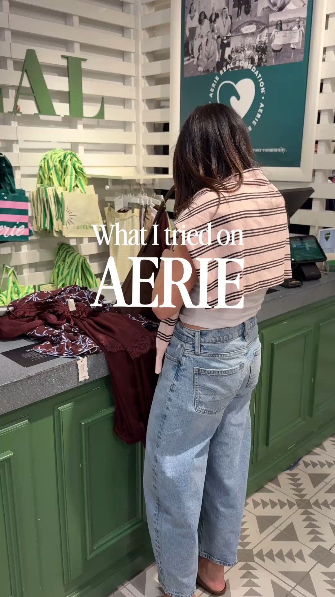 What I tried on at Aerie this week!

#LTKSeasonal #LTKSaleAlert #LTKootd