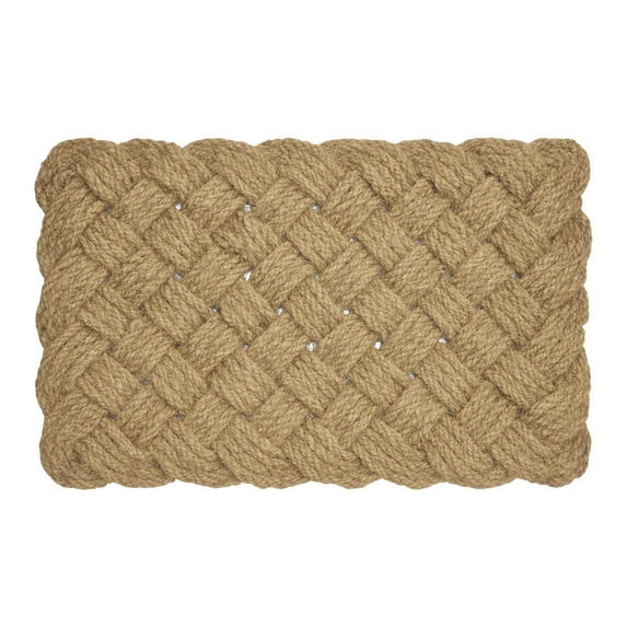 Better Homes & Gardens Natural Braided Coir Outdoor Doormat, 18" x 30" - Walmart.com | Walmart (US)