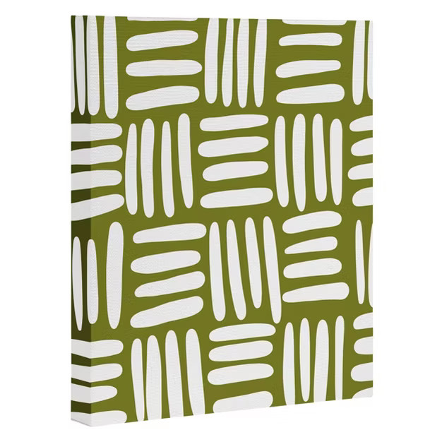 Summer Sun Home Art Boho Unframed Wall Canvas Green - Deny Designs | Target