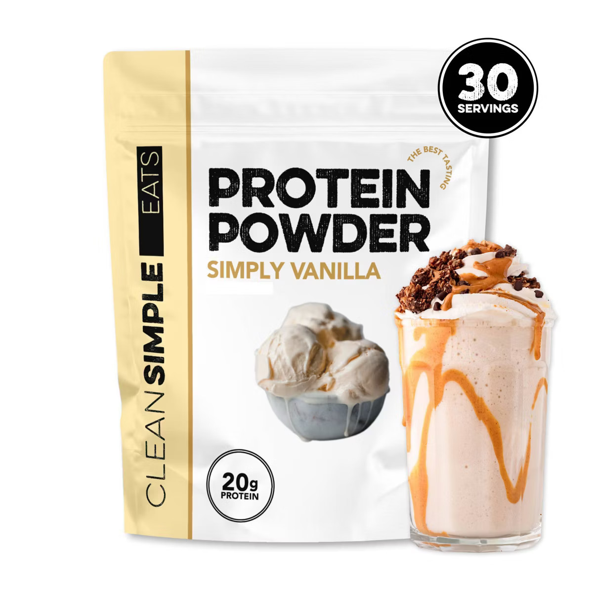 Clean Simple Eats Protein Powder - Simply Vanilla - 34.9oz/30 Servings | Target