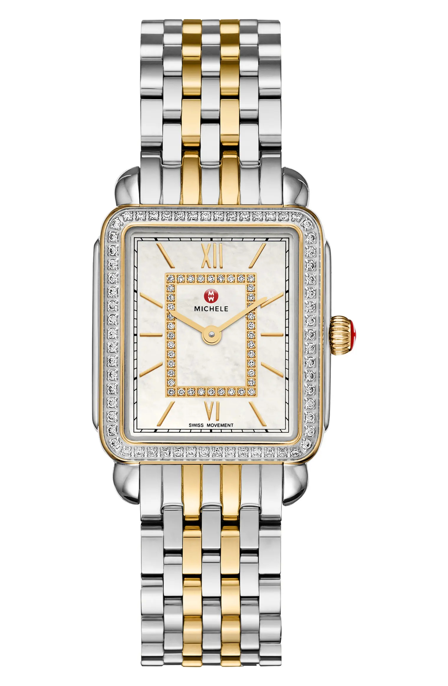 Deco II Mid Diamond Watch Head & Bracelet, 26mm | Nordstrom