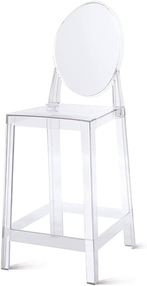 2xhome Transparent ghost bar stool 25", | Amazon (US)