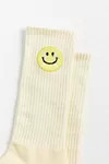 Happy Face Tennis Ball Crew Sock | Urban Outfitters (US and RoW)
