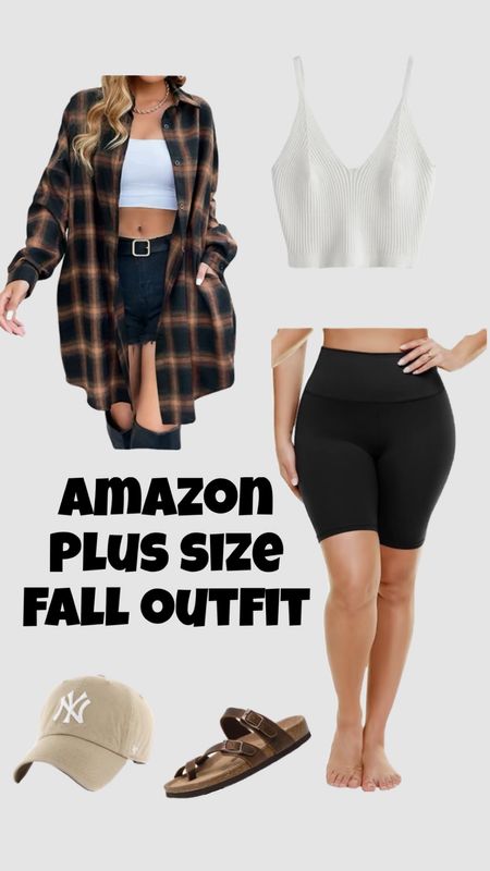 plus size Ootd from Amazon 🫶🏻 perfect for late summer / early fall. Everything should go to *atleast* a size 3x 

_______________________

plus size, plus size outfit, plus size fashion, curvy style, curvy fashion, size 20, size 18, size 16, size 3x size 2x size 4x, casual, Ootd, outfit of the day, date night, date night outfit, lingerie, date night lingerie, fall outfit, fall style, casual date night, casual fall outfit, shacket, plaid, neutral, casual chic, every day Ootd, fashion Plus Size Winter Outfit 30 days of Plus Size Outfits day 24 wearing Forever 21, dress and winter style, Sheertex, combat boots, size 18, size 20, joggers and sweater casual style Casual date night outfit, dinner outfit, ootd. Lingerie, plus size lingerie, lace bodysuit, Plus size fashion, ootd, outfit of the day, casual style, atheltic, athlesiure, comfortable chic, cozy, bike biker shorts, bra. Curvy, midsize, comfortable bra, joggers, lingerie, boudior, pink dress, date night dress, Valentine’s Day, Valentine’s Day dress, vday dress, vday outfit, fall, fall outfit, fall Ootd, shacket, plaid, midsize 

#LTKplussize #LTKmidsize #LTKSale