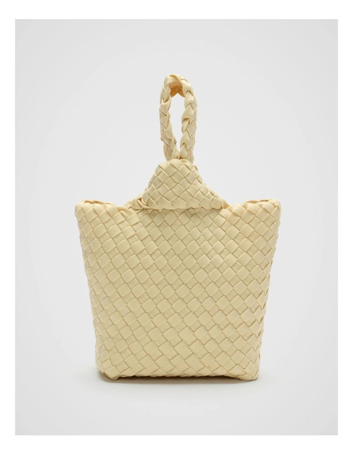 Seed HeritageWoven Textured Mini Tote Bag in Marzipan | Myer