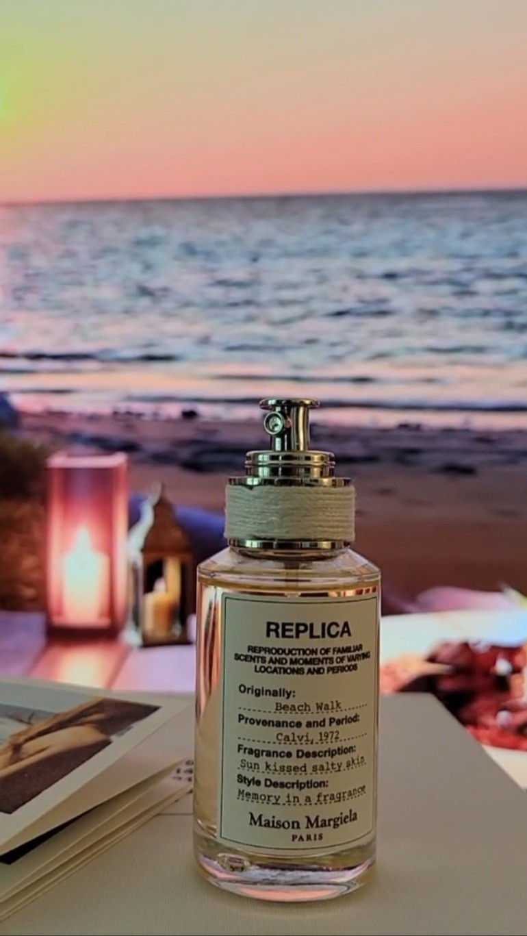 Maison Margiela's 'REPLICA' Beach Walk Eau de Toilette is my other ultimate summer companion. Its refreshing blend of bergamot, coconut milk, and white musk lingers beautifully throughout the day and into the night. Inspired by sunny beach days, it encapsulates the essence of summer with every spritz. The bottle's design, reminiscent of vintage apothecary jars, adds a touch of elegance. Plus, the option to refill reduces waste, making it a sustainable choice. It's more than just a fragrance; it's a memory in a bottle.#REPLICABeachWalk

#LTKSummerSales #LTKTravel #LTKSaleAlert