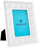 Jonathan Adler Charade Moulding Picture Frame, White | Amazon (US)
