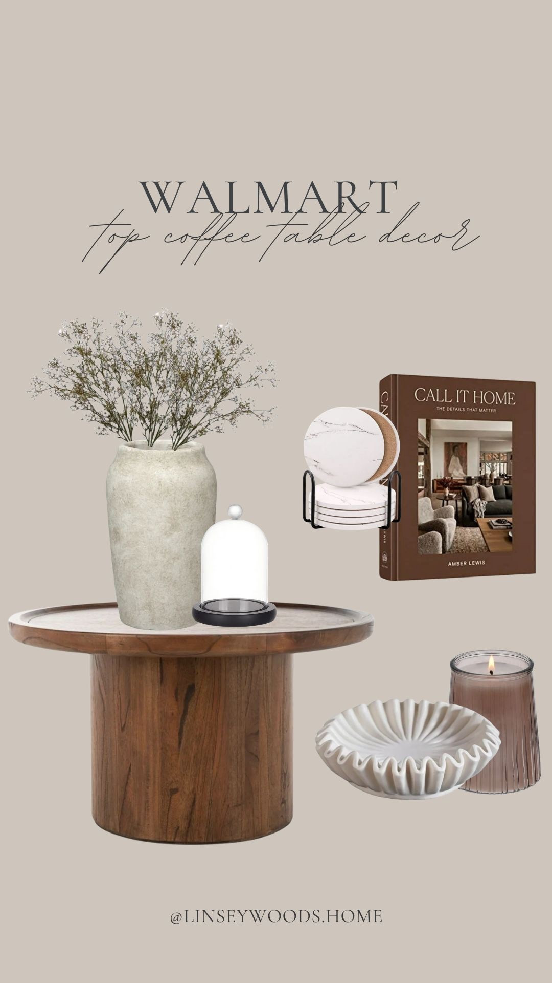 Walmart top coffee table decor!

#LTKFindsUnder100 #LTKHome #LTKSaleAlert