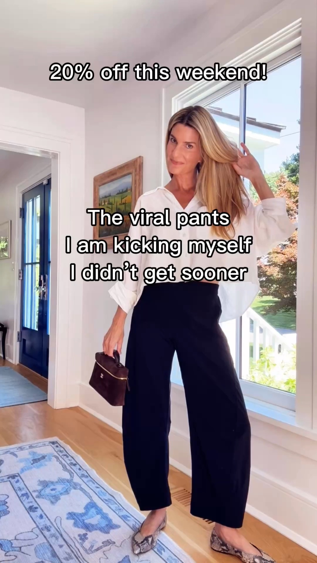I am wearing sz 6 ( I am usually a 4 or 6) they also come in petites! The BEST. So comfy, feel like PJs but look polished!

#LTKgrwm #LTKootd #LTKOver40