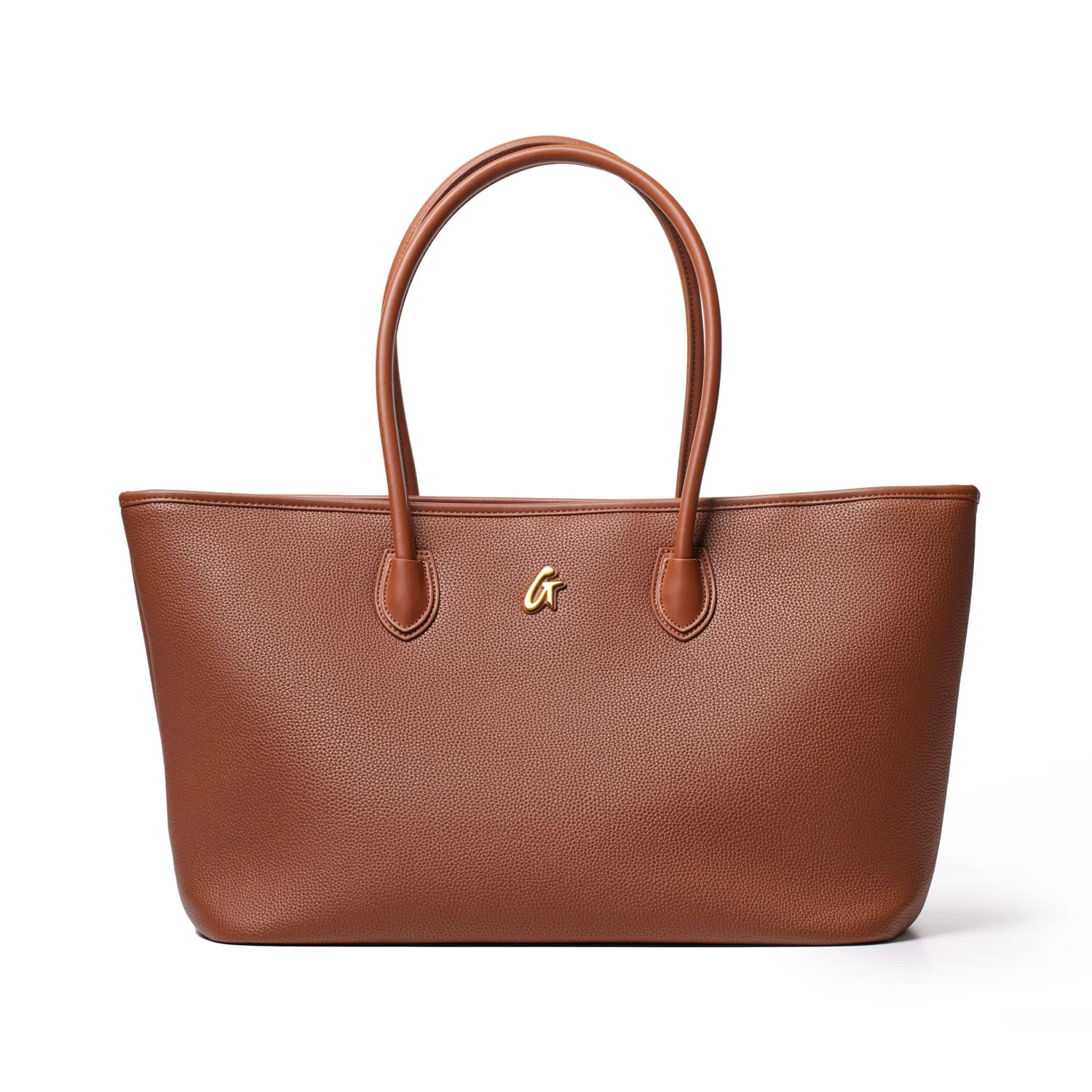 PEBBLE TOTE BAG - BROWN | Glam-Aholic Lifestyle