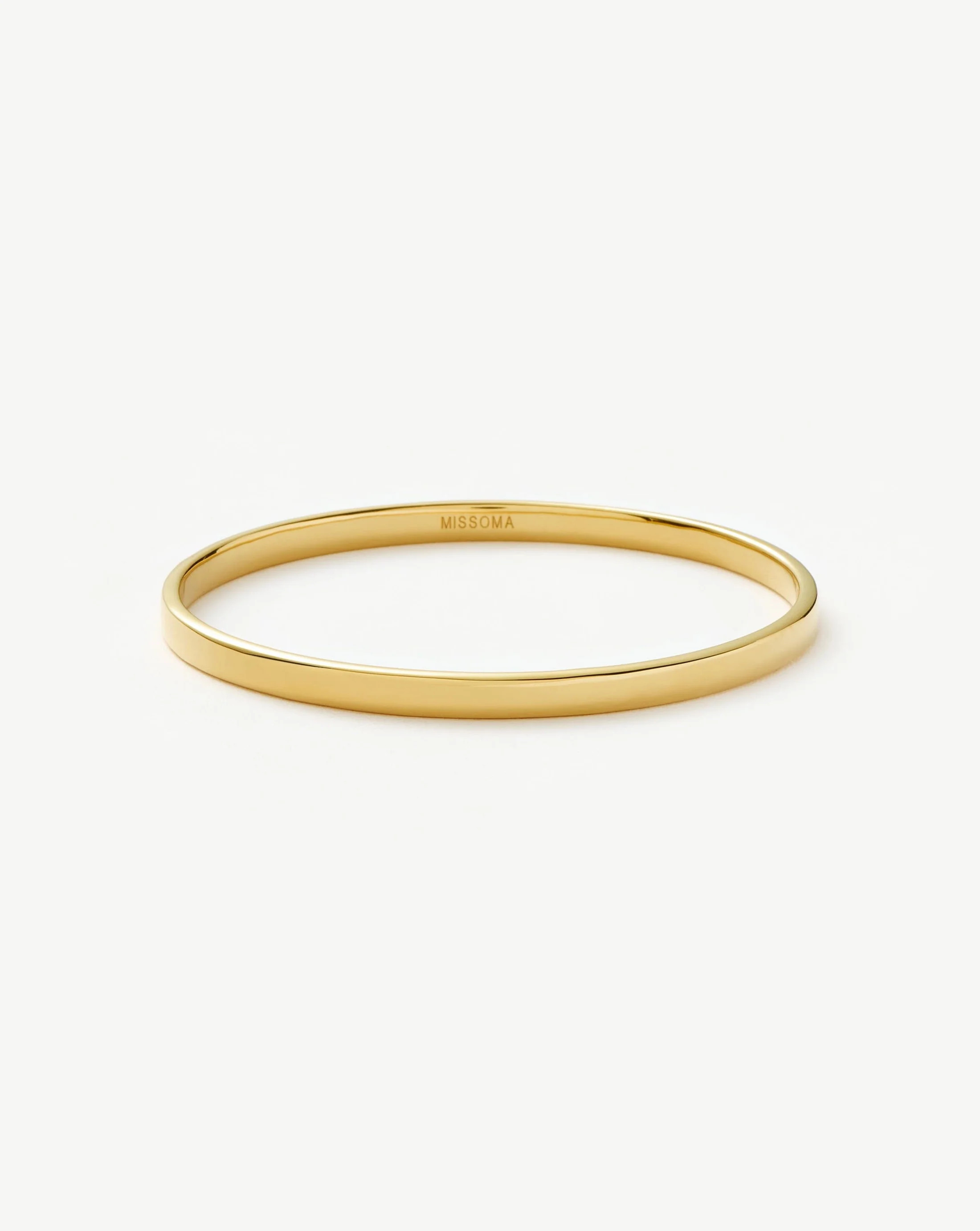 Classic Round Bangle - Gold | Missoma UK | Missoma UK