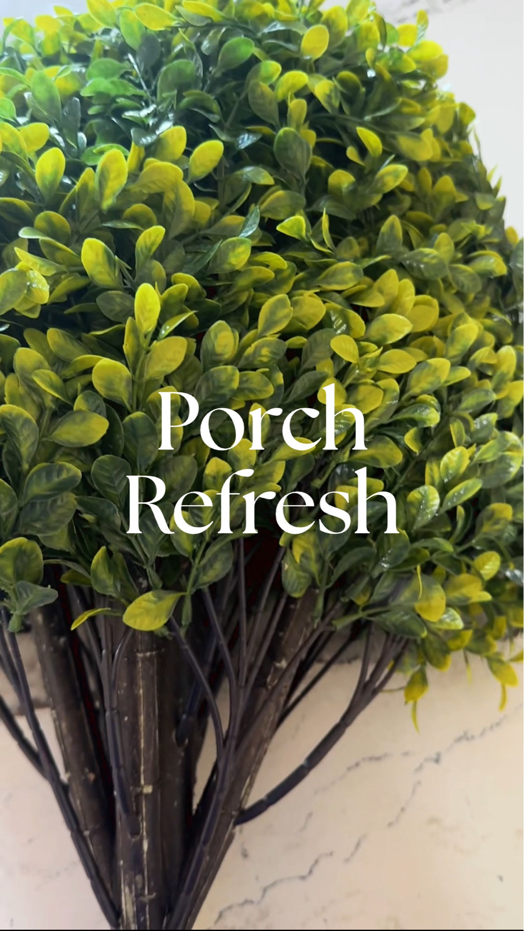 I can confirm these faux boxwood ball bushes are UV-Resistant! They held up so nicely over the last year with our crazy sun! 

They also have a really good weight to them. They come with heavy spikes you could put in a planter or even the ground! Mine are in tall planters on the porch! I just plop them into nothing and let the spike hang. No issues! 

#LTKHome #LTKdayinmylife #LTKSeasonal