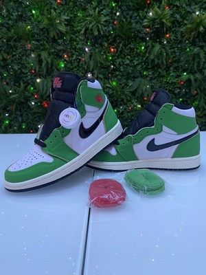 Nike Air Jordan 1 High OG Women's Shoes Lucky Green DB4612-300 Women Size 5.5 | eBay US