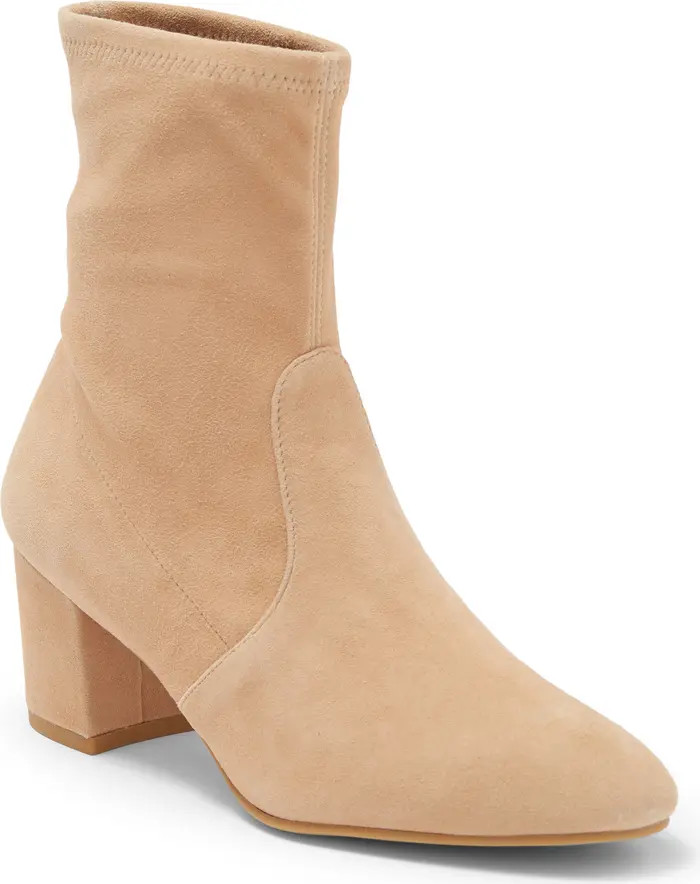 Siggy Suede Sock Bootie (Women) | Nordstrom Rack