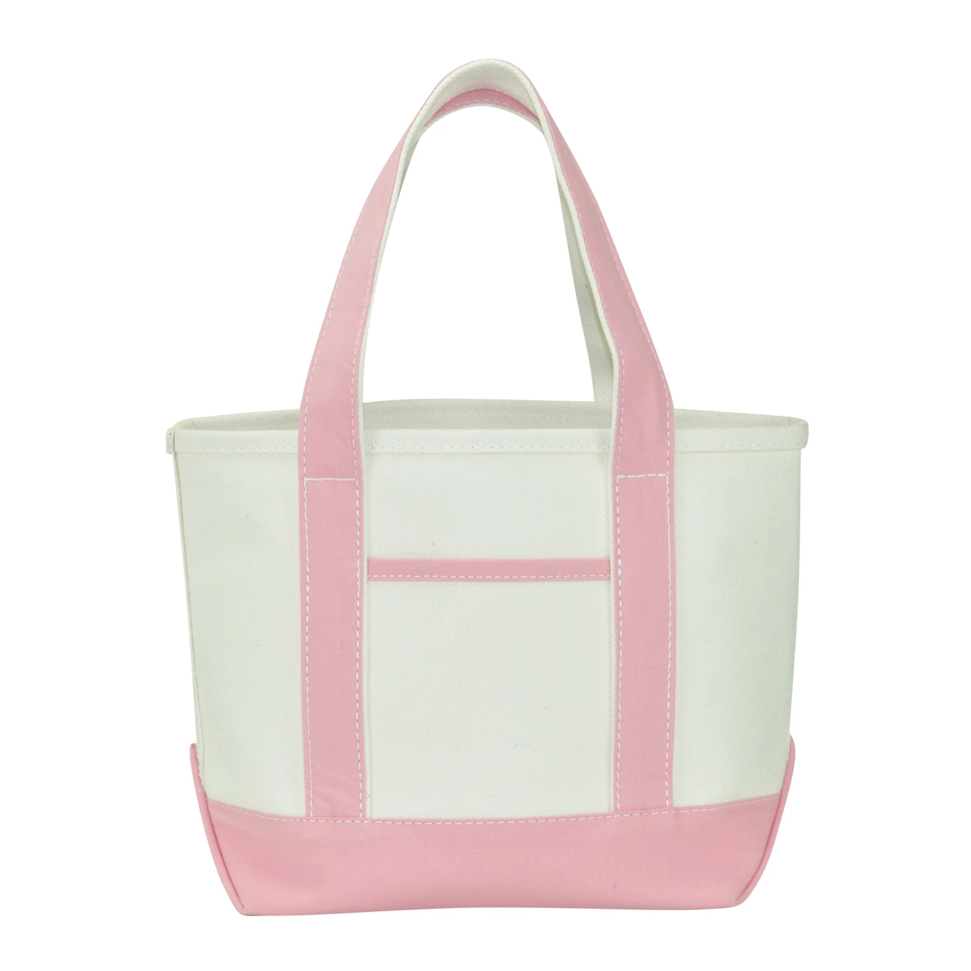 DALIX 14" Mini Cotton Canvas Gift Tote Bag in Pink - Walmart.com | Walmart (US)
