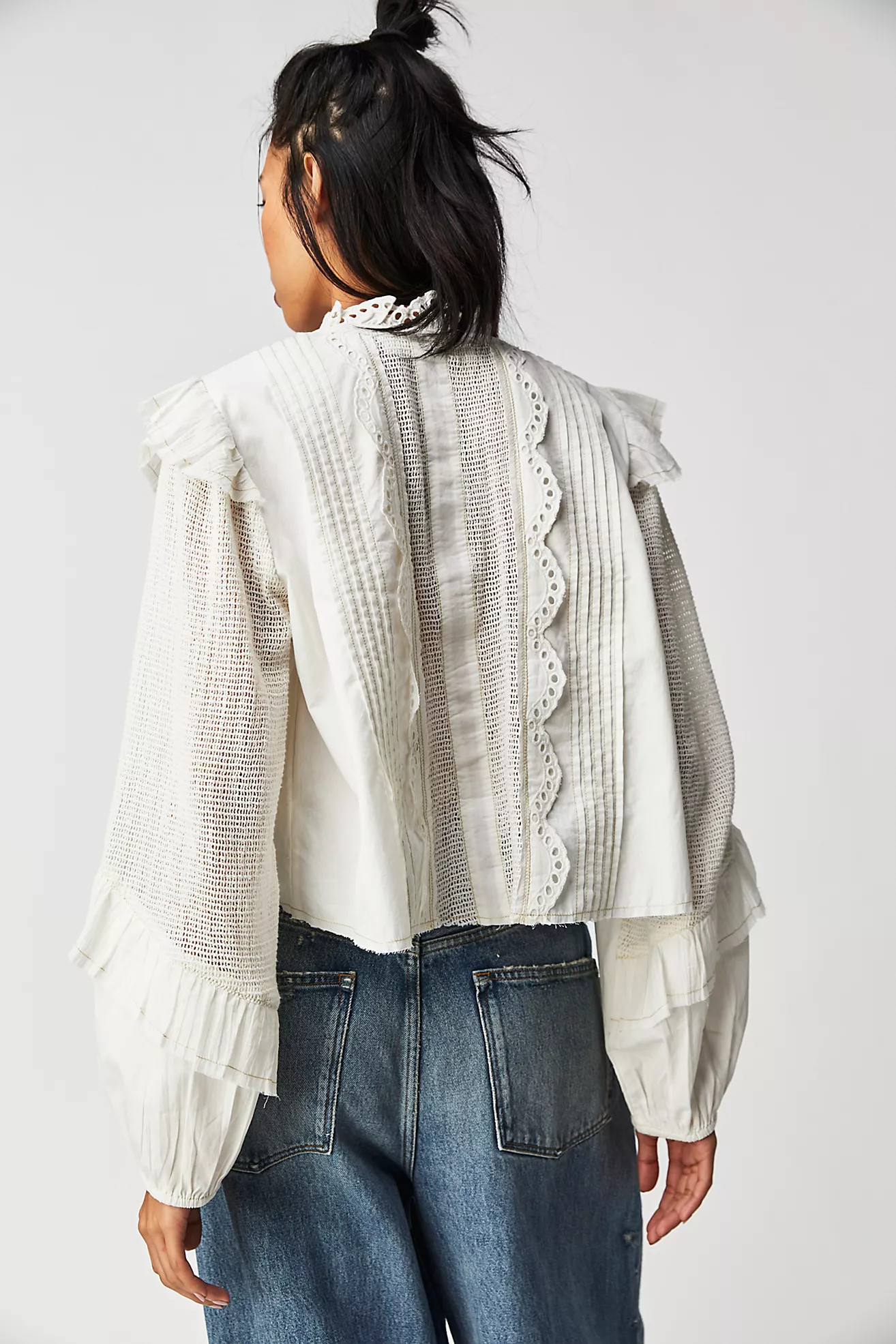 We The Free Mar Ruffle Blouse | Free People (Global - UK&FR Excluded)