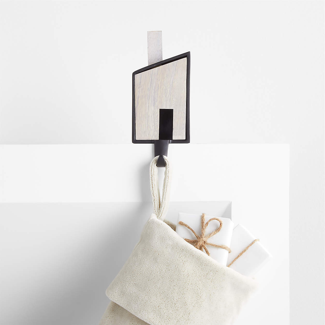 Kallio Haus Christmas Stocking Hook + Reviews | Crate and Barrel | Crate & Barrel