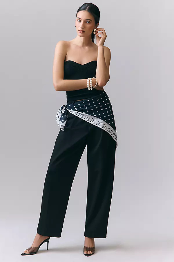 Large Silk Blend Scarf | Anthropologie (US)