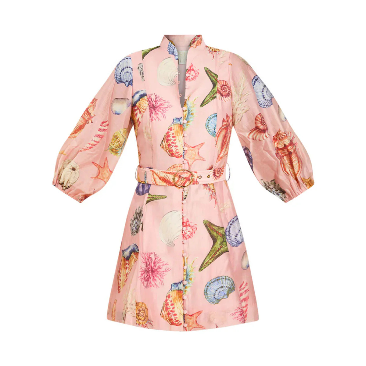Valencia Mini Dress in Seashell Symphony | Over The Moon
