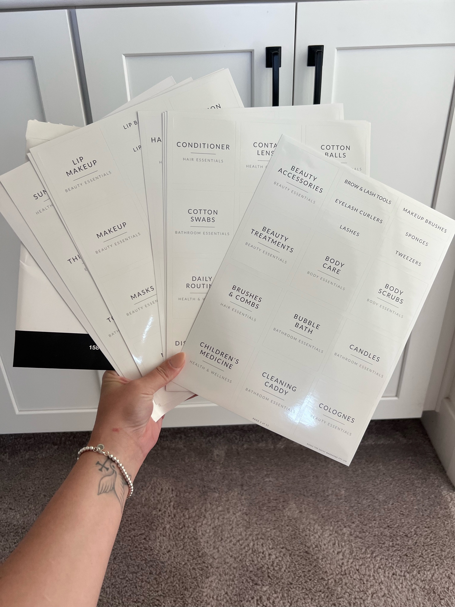 The perfect labels for organizing! 

Organized home. Daily deal. Organize. Organization. Labels. Neutral home. Home decor. Closet space. Bathroom storage. Storage finds. 

#LTKFind #LTKunder50 #LTKhome