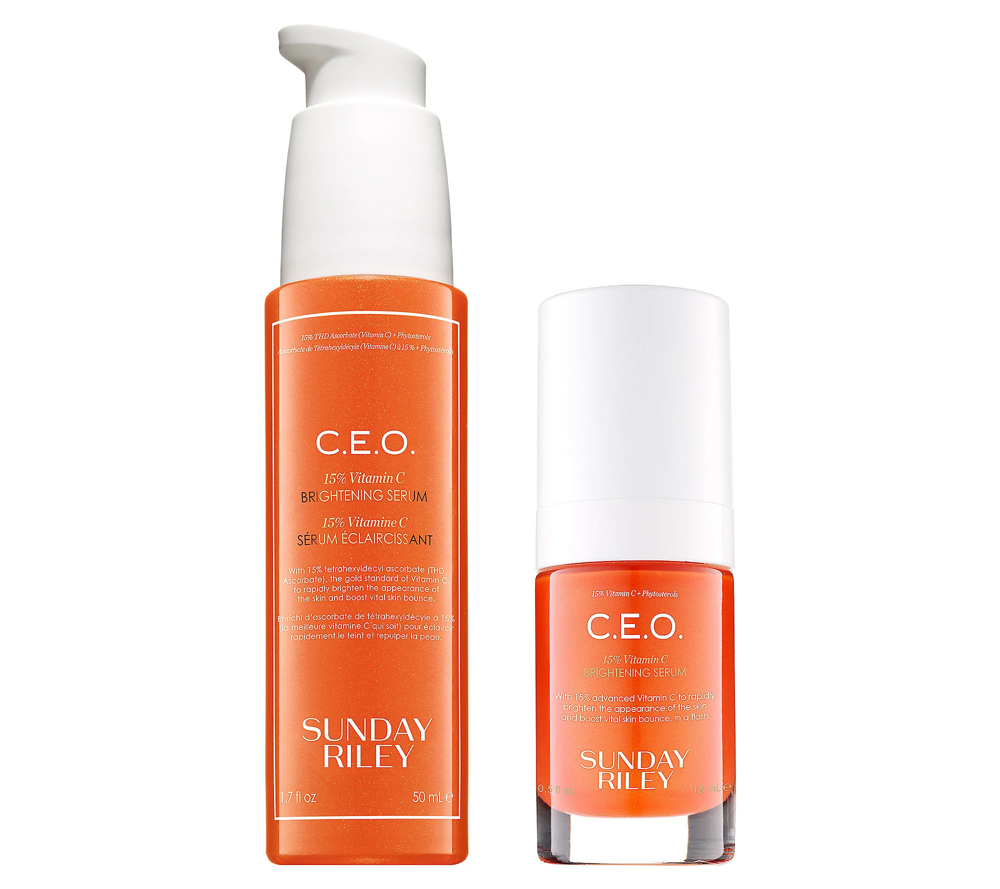 Sunday Riley CEO Serum Home & Away 2pc Set | QVC