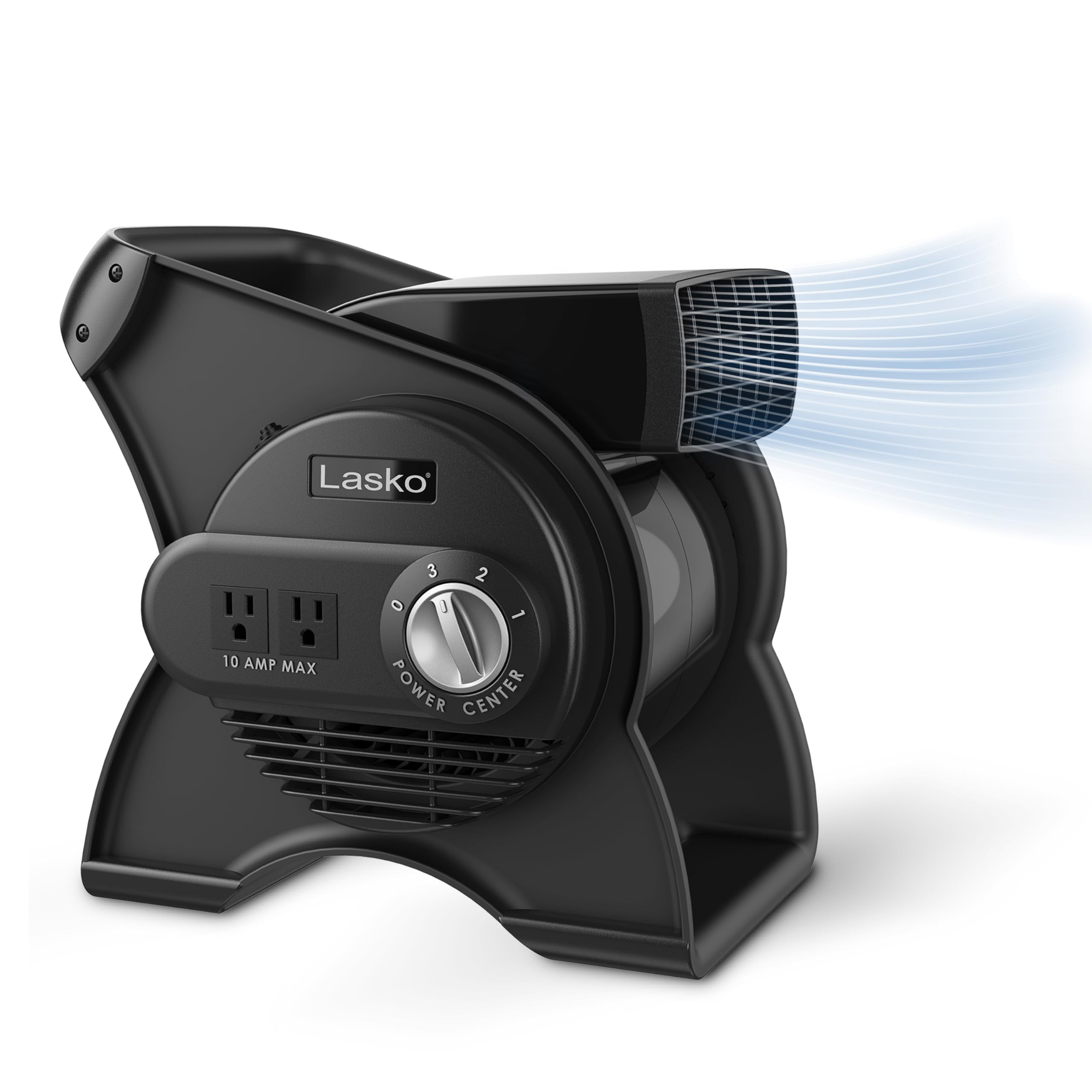 Lasko Portable Utility Fan, 12” 289 CFM Pivoting High Velocity Air Mover Blower Fan, 3 Speeds, ... | Amazon (US)