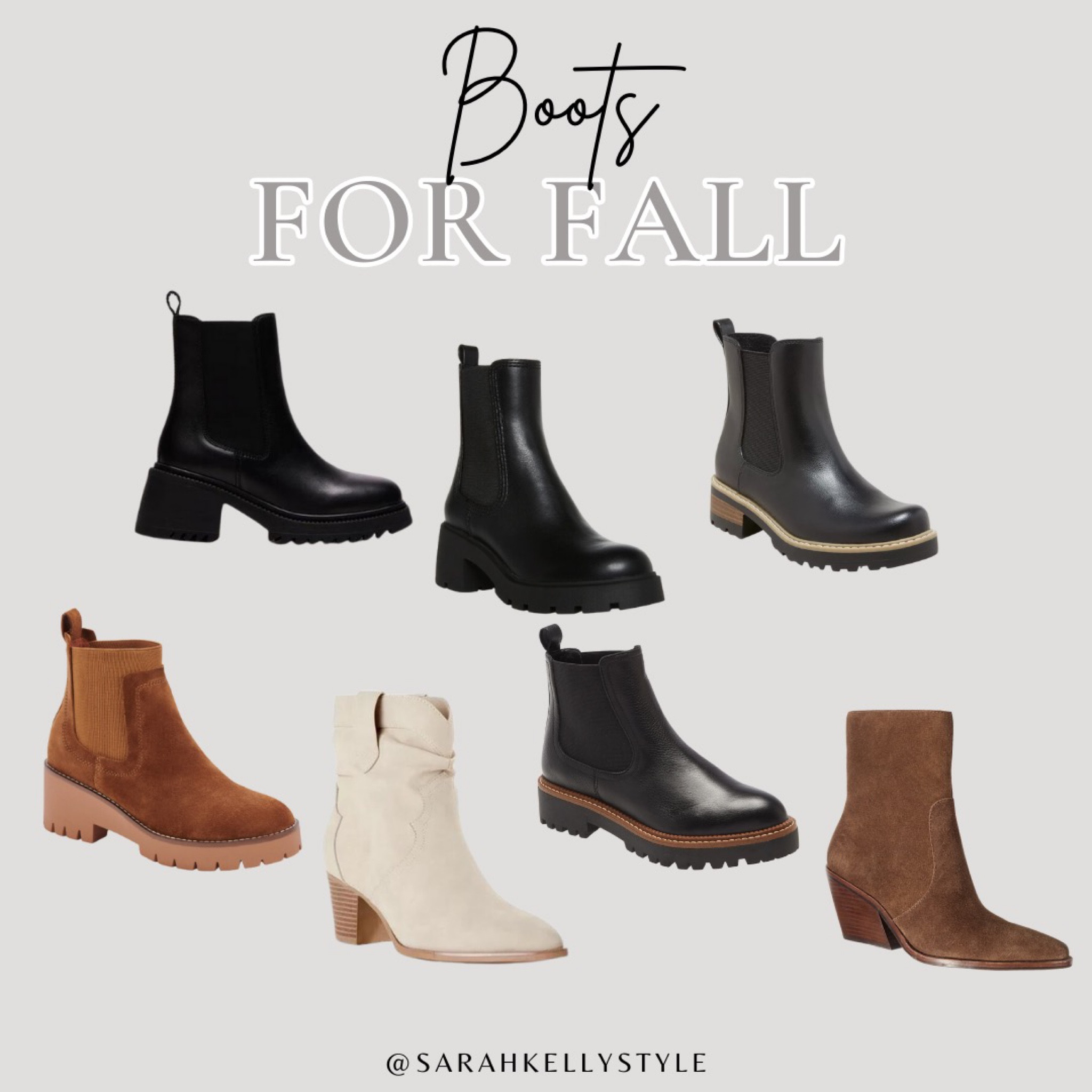 Boots for fall, Sarah Kelly style 

#LTKSeasonal #LTKstyletip #LTKover40