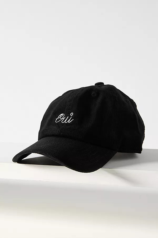 Clare V. Corduroy Oui Baseball Cap | Anthropologie (US)