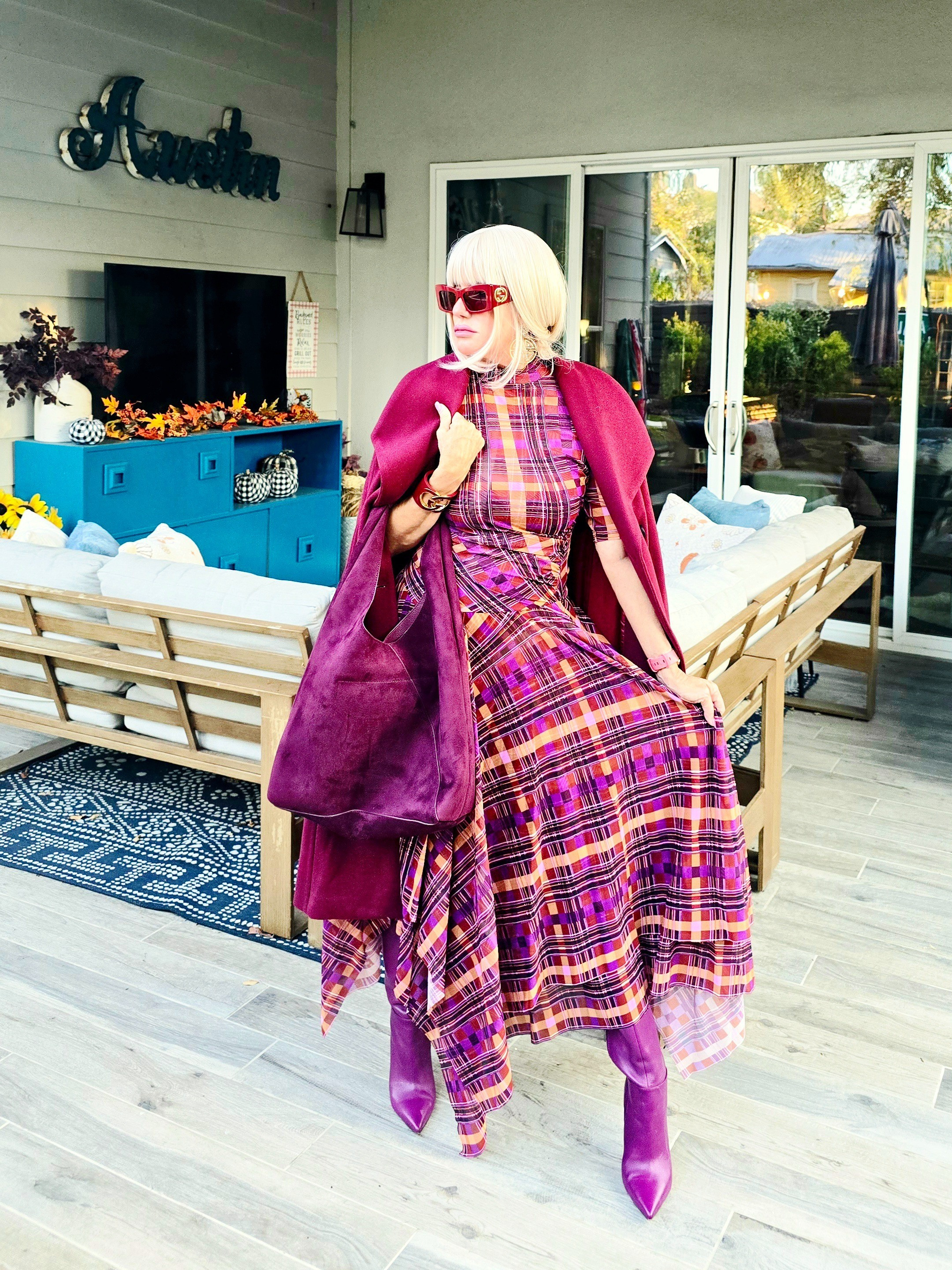 Diane Von Furstenberg DressAmazon CoatVince Camuto Boots Gucci Sunnies 

#LTKSeasonal #LTKStyleTip #LTKTravel