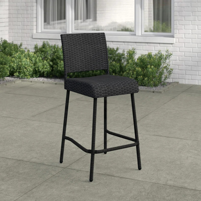 Morrill 29" Patio Bar Stool (Set of 2) | Wayfair North America