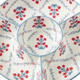 Floral Ceramic Chip and Dip Tray, Red/White/Blue, by My Texas House | Walmart (US)