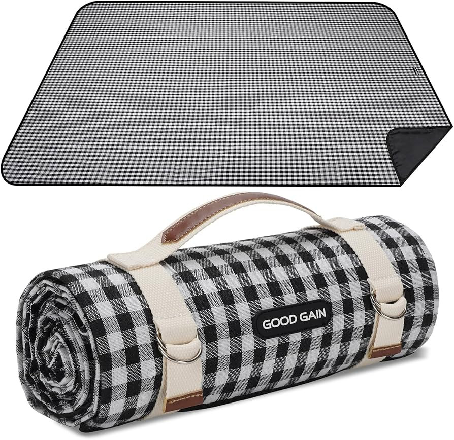 Picnic Outdoor Blankets Waterproof Extra Large - Beach Mat Sand Free Foldable with Carry Strap | ... | Amazon (US)