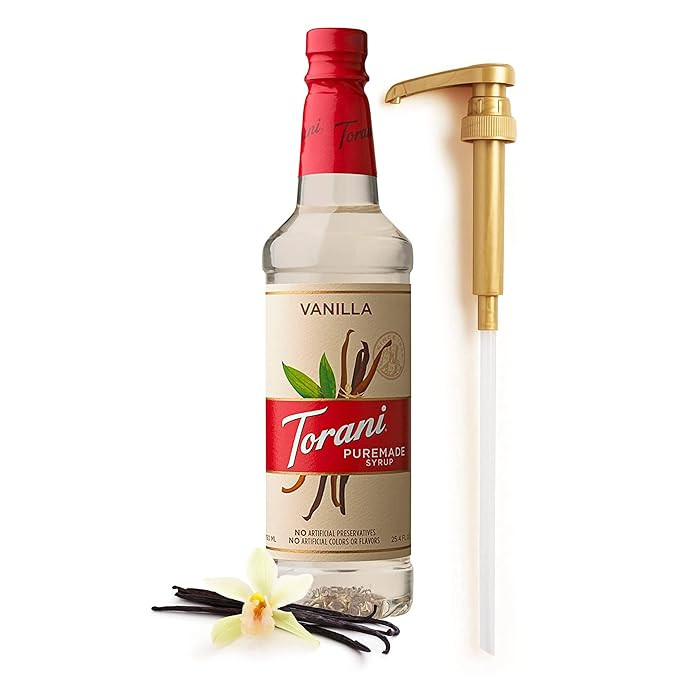 Puremade Vanilla Syrup 25.4 Ounces Puremade Vanilla Syrup Coffee Flavored Toppings with Fresh Fin... | Amazon (US)